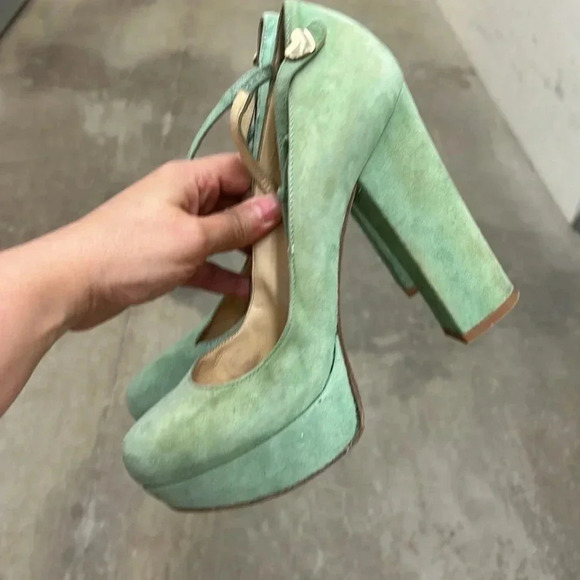 Twin set by simona barbieri platform suede heels - Picture 4 of 7